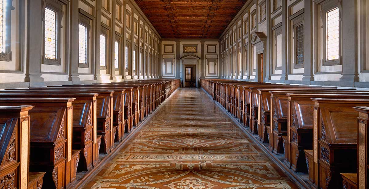 biblioteca laurenziana vestibule michelangelo architect