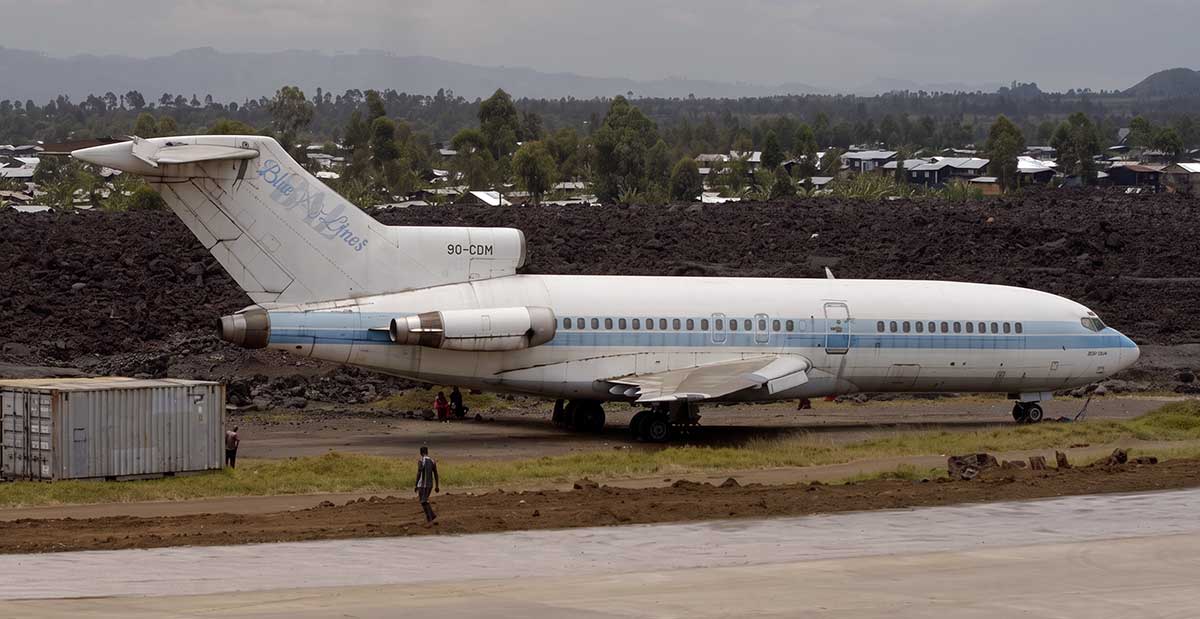 boeing 727 goma airport