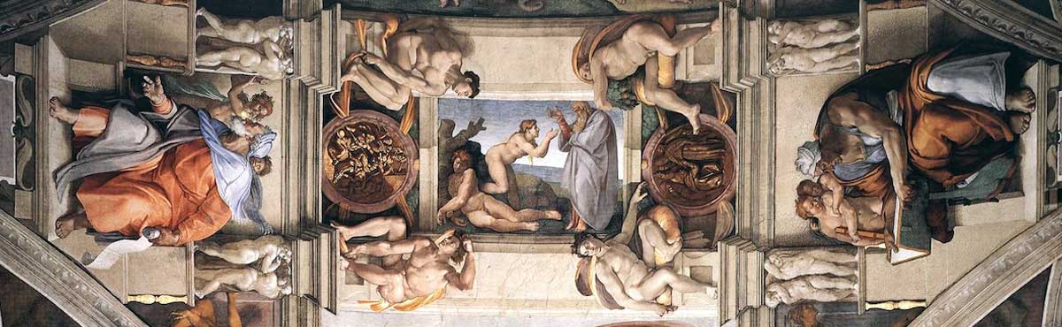 creation of eve michelangelo sistine chapel