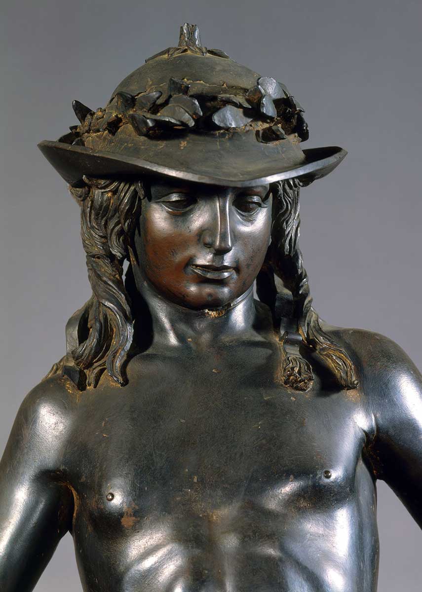 donatello david detail figure young man