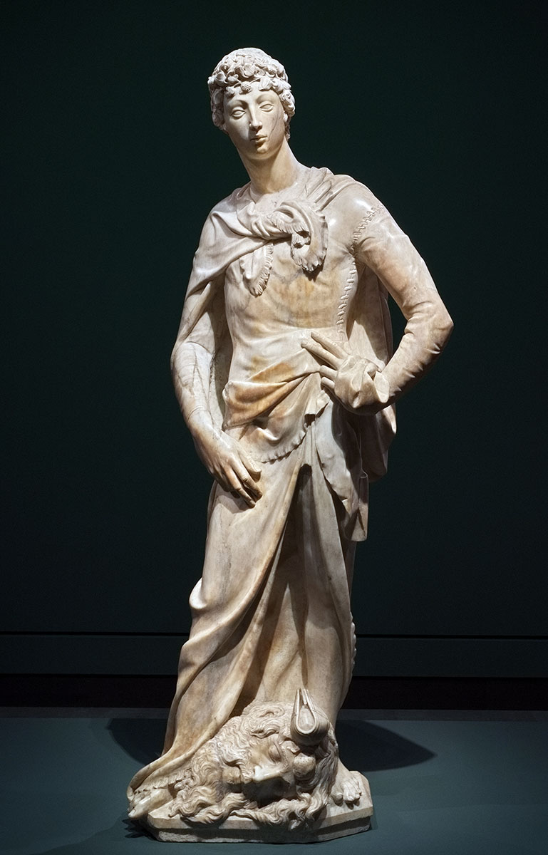 donatello david marble contrapposto renaissance emulation