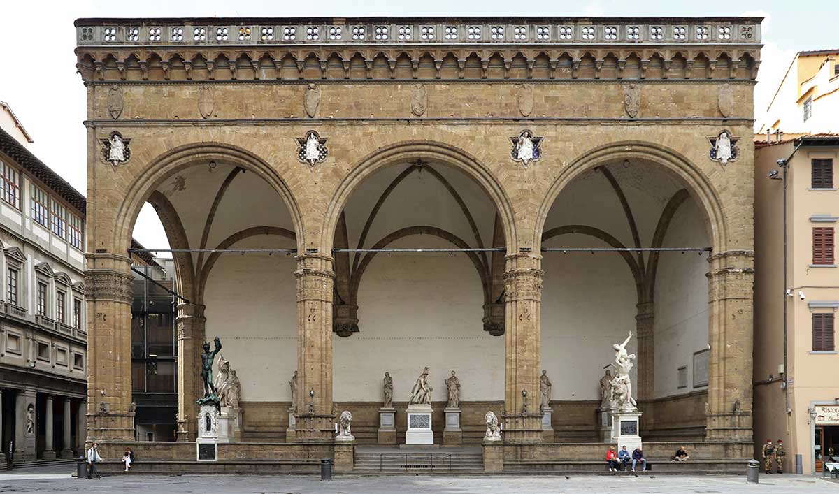 florence loggia dei lanzi sculpture arch renaissance