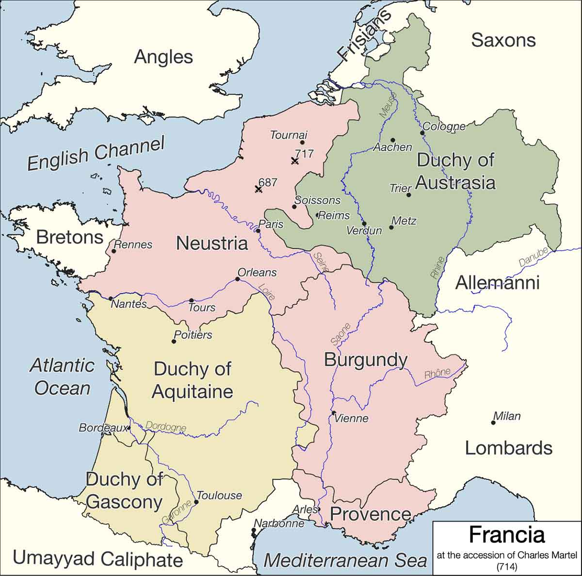 frankish world map