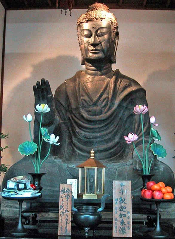 great buddha of asuka dera