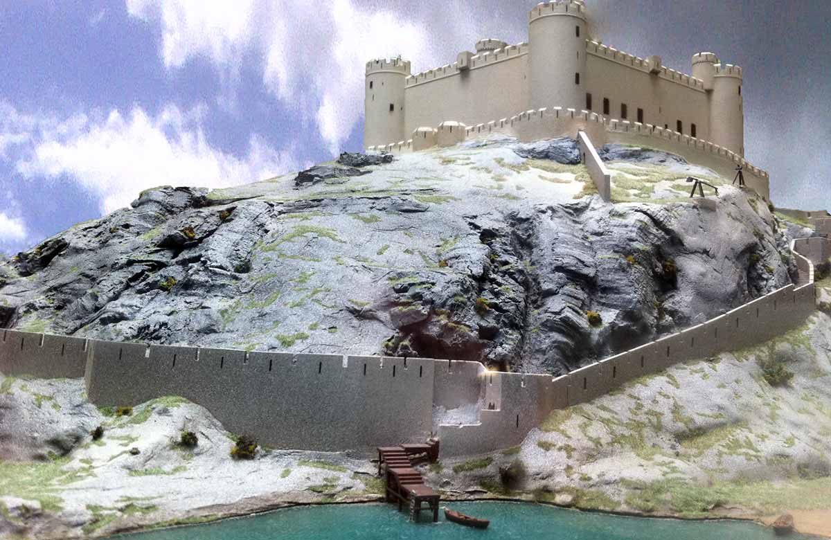harlech castle reconstruction