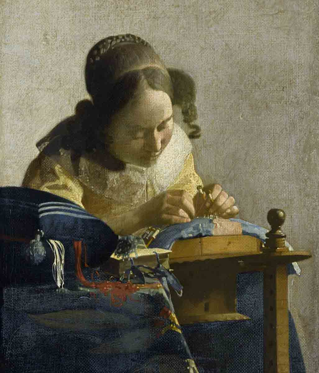 johannes vermeer lacemaker painting
