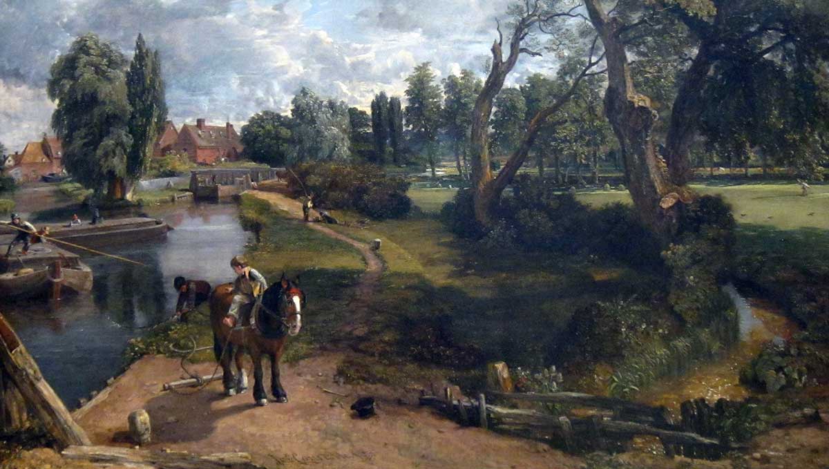 john constable flatford mill painting