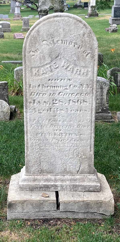 kate warne gravestone