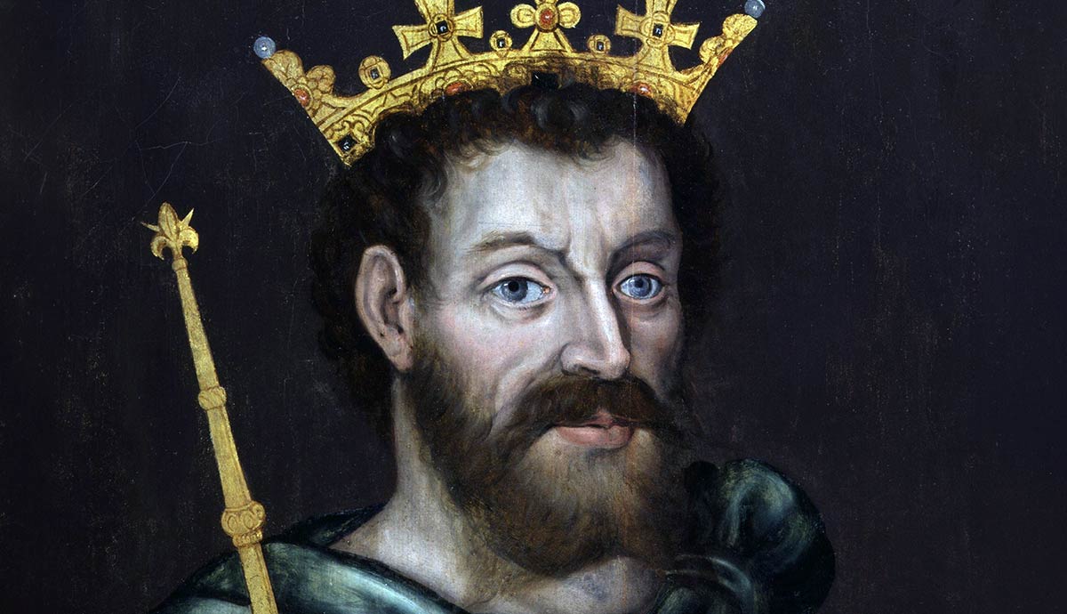portrait king john England