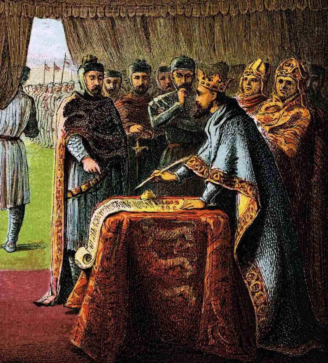 king john signs magna carta