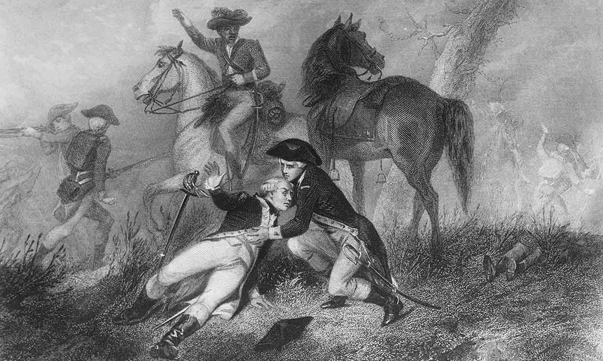 lafayette wounded at brandywine