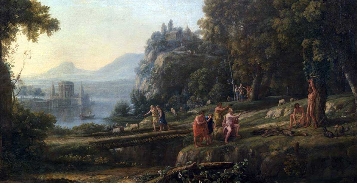 lorrain apollo marsyas painting