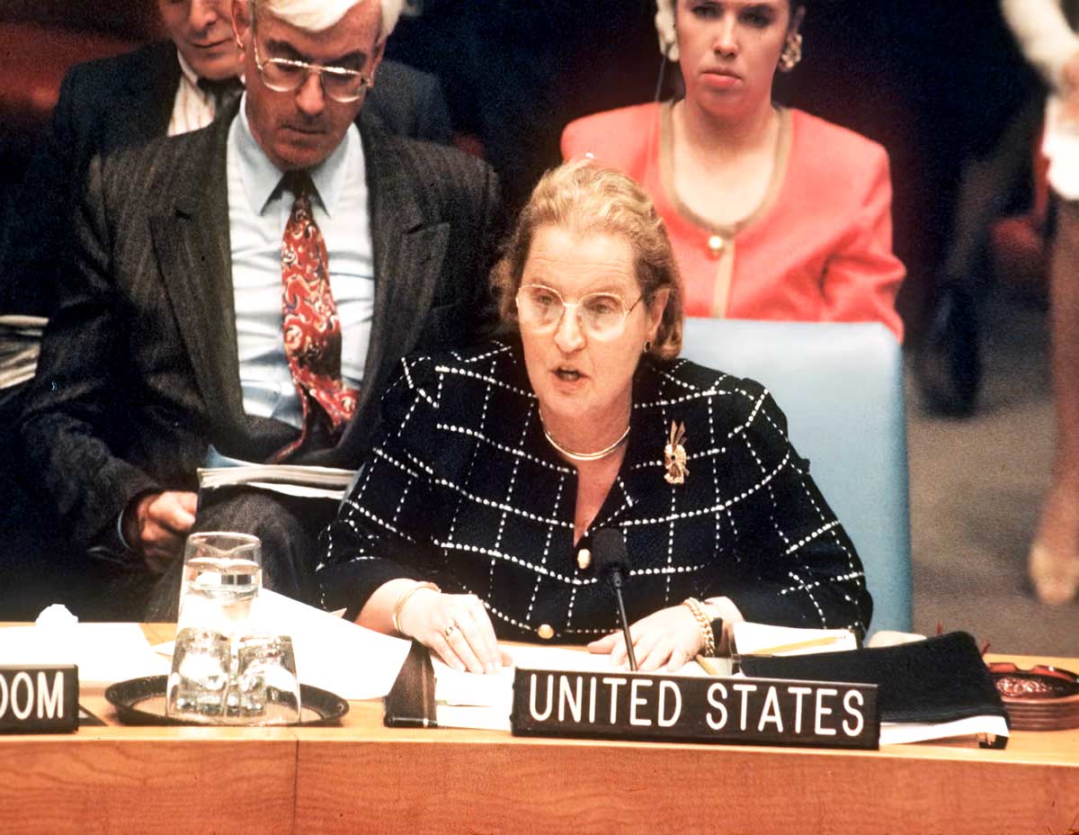 madeleine albright unsc