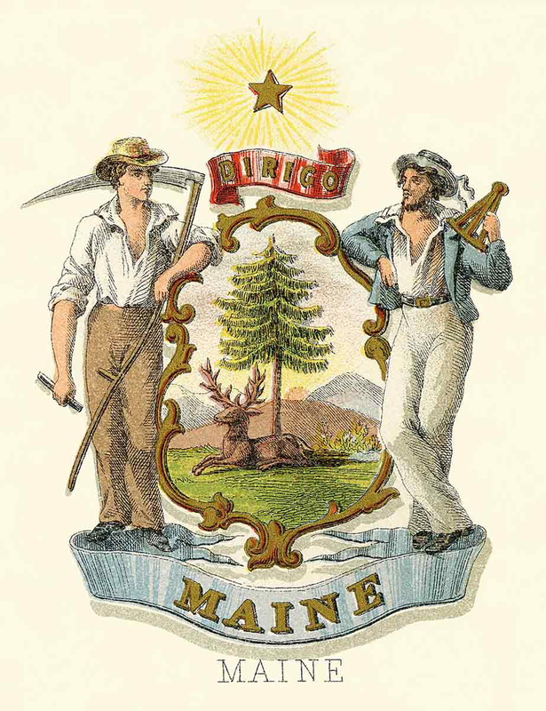 maine coat of arms