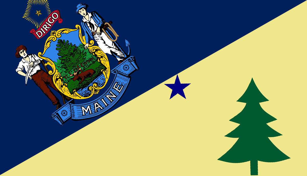 maine flag feature