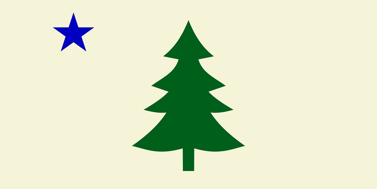 maine pine tree flag version