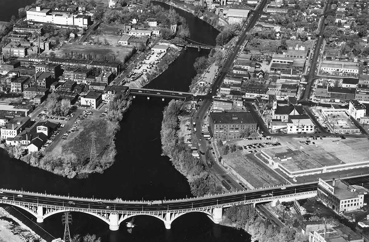 minneapolis 1955 bw