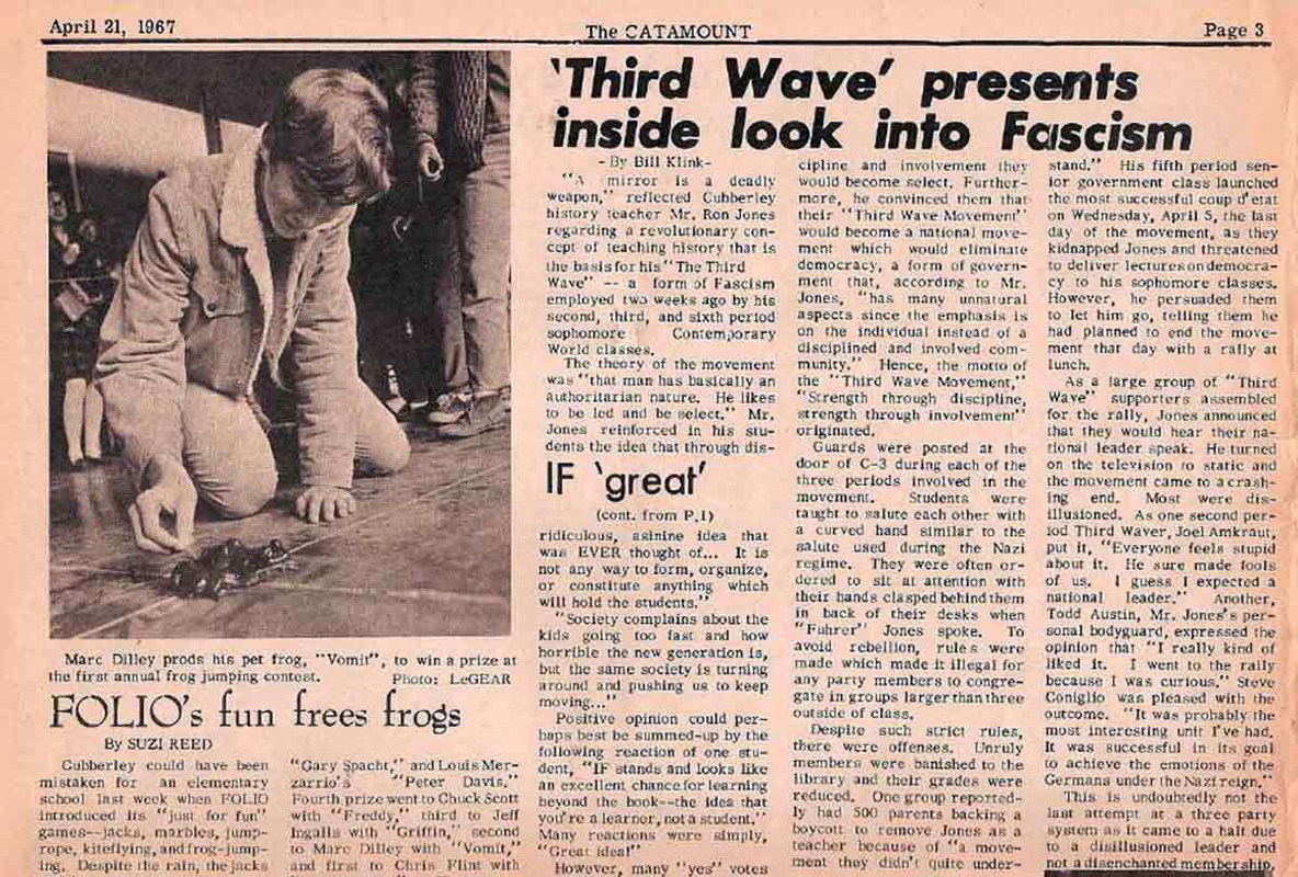 newspaper third wave