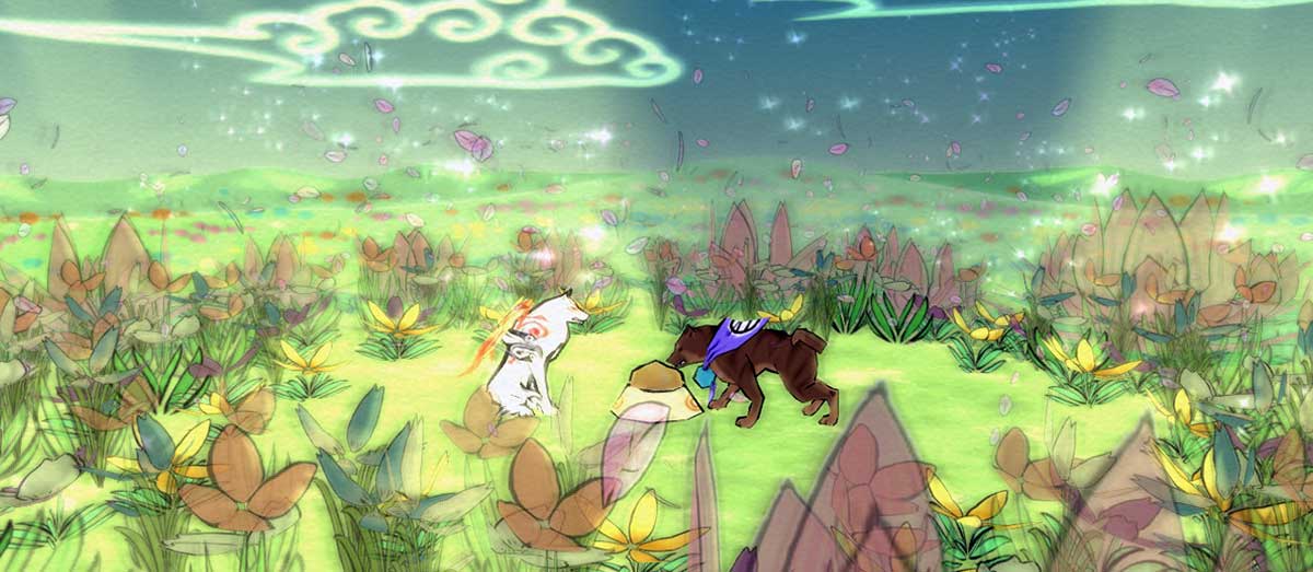 okami handscroll border