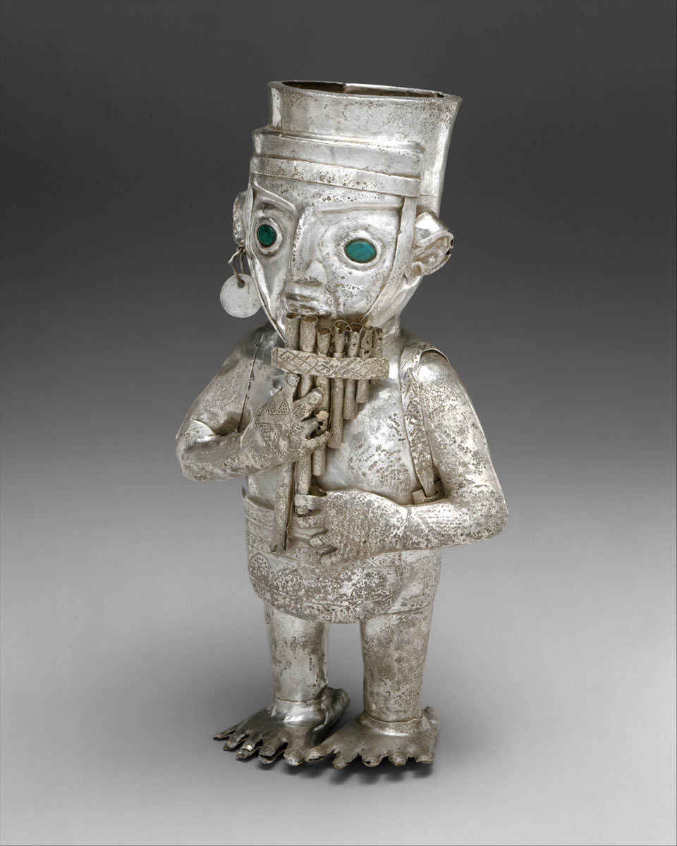 pan piper vessel aztec oldest music