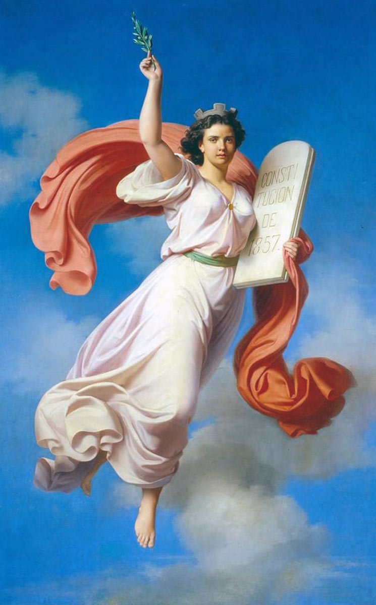 petronilo monroy allegory constitution 1857