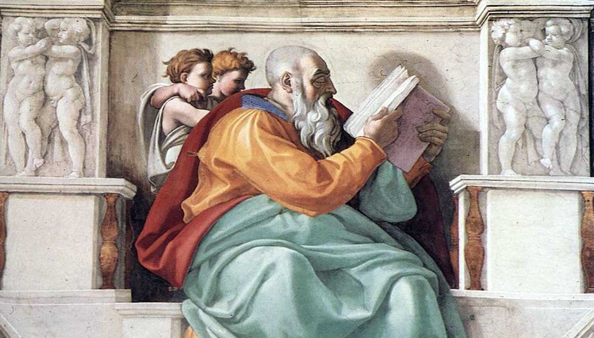 prophet zacharia pope julius portrait