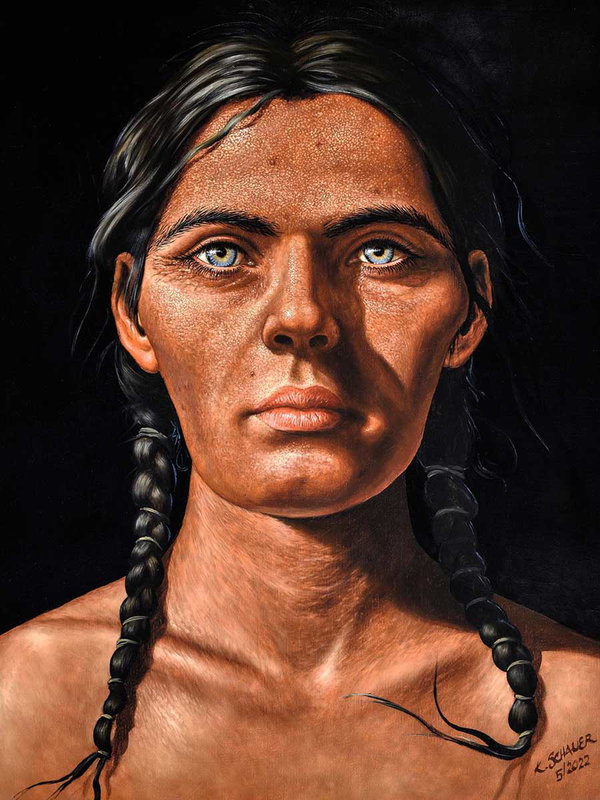 shaman face karol schauer