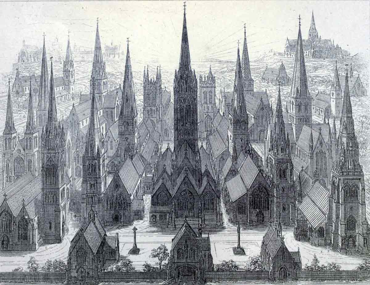 the present revival of gothic architecture pugin