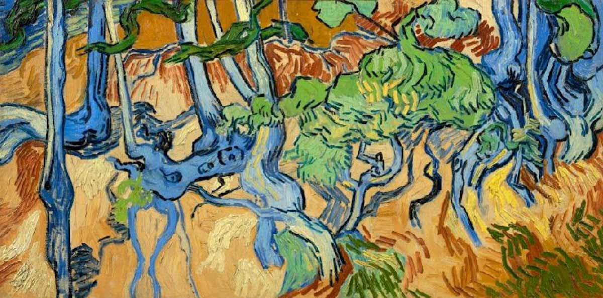 van gogh tree roots