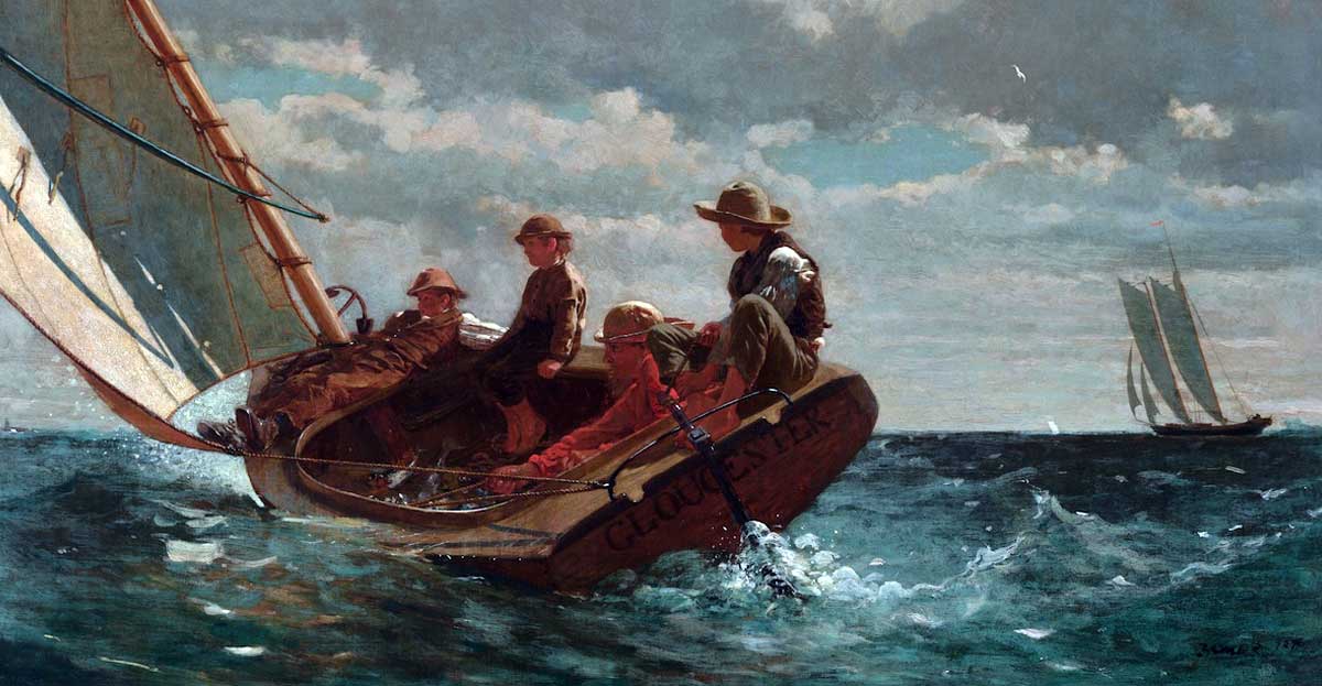 breezing up winslow homer