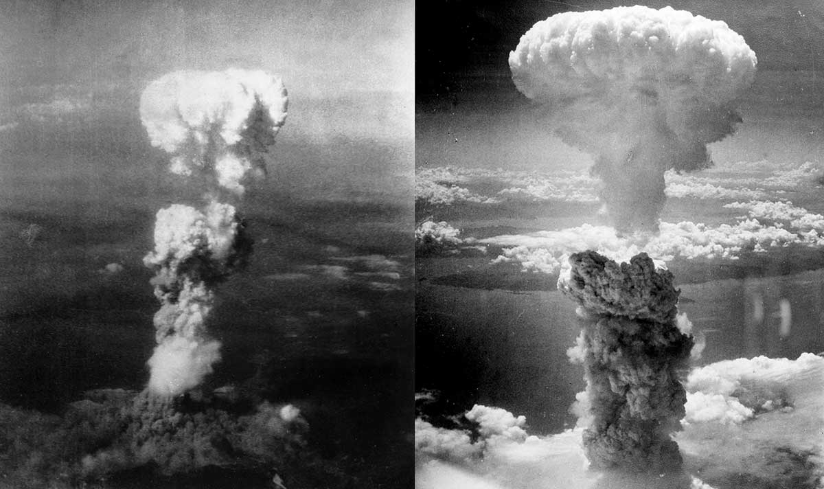 hiroshima nagasaki bombs
