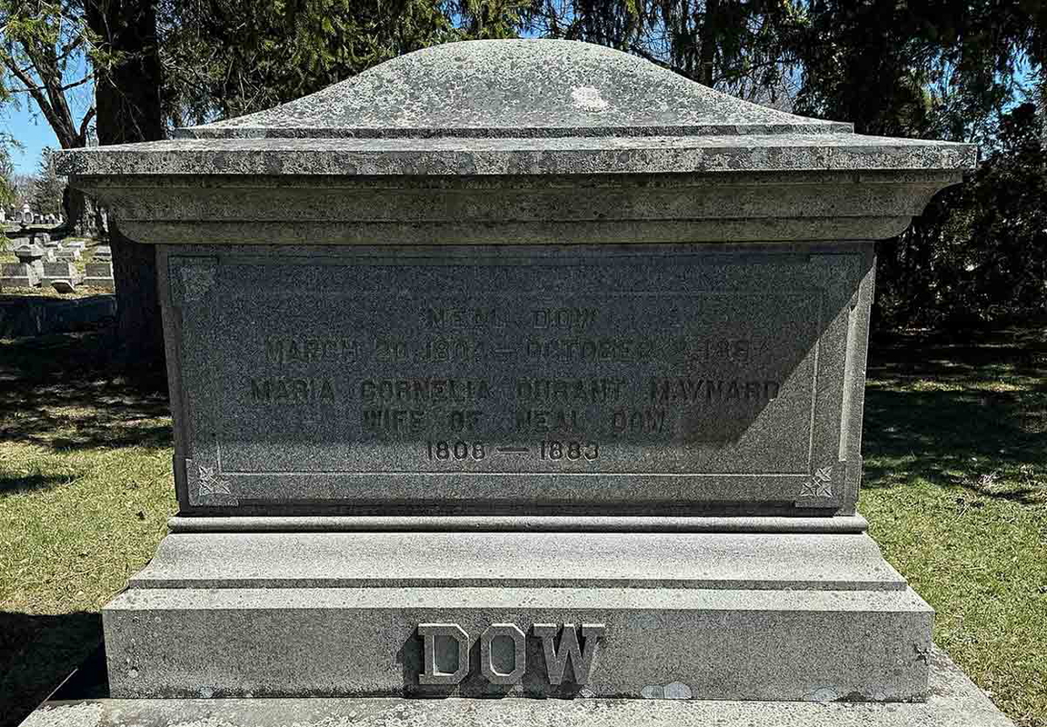 neal dow grave marker