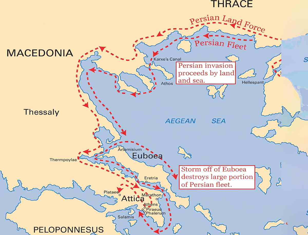 persian invasion route