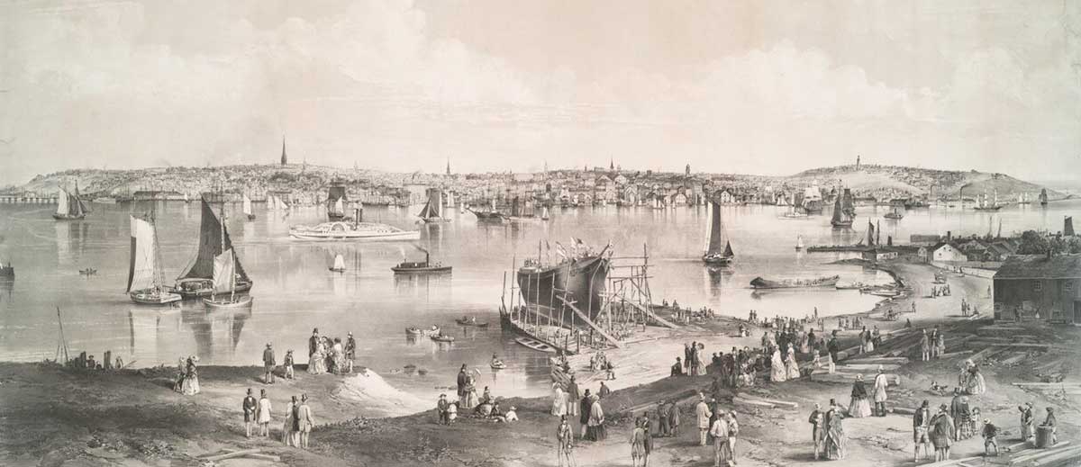 portland me depicted 1855