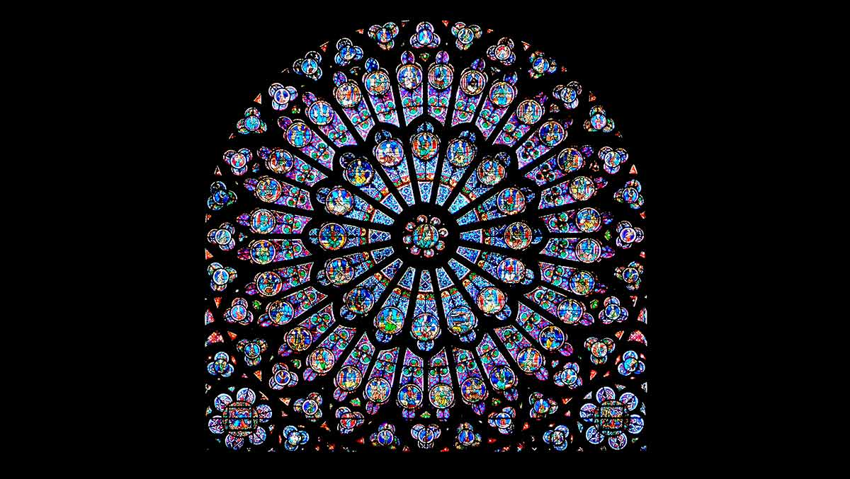 rozeta paryż notre dame chalger