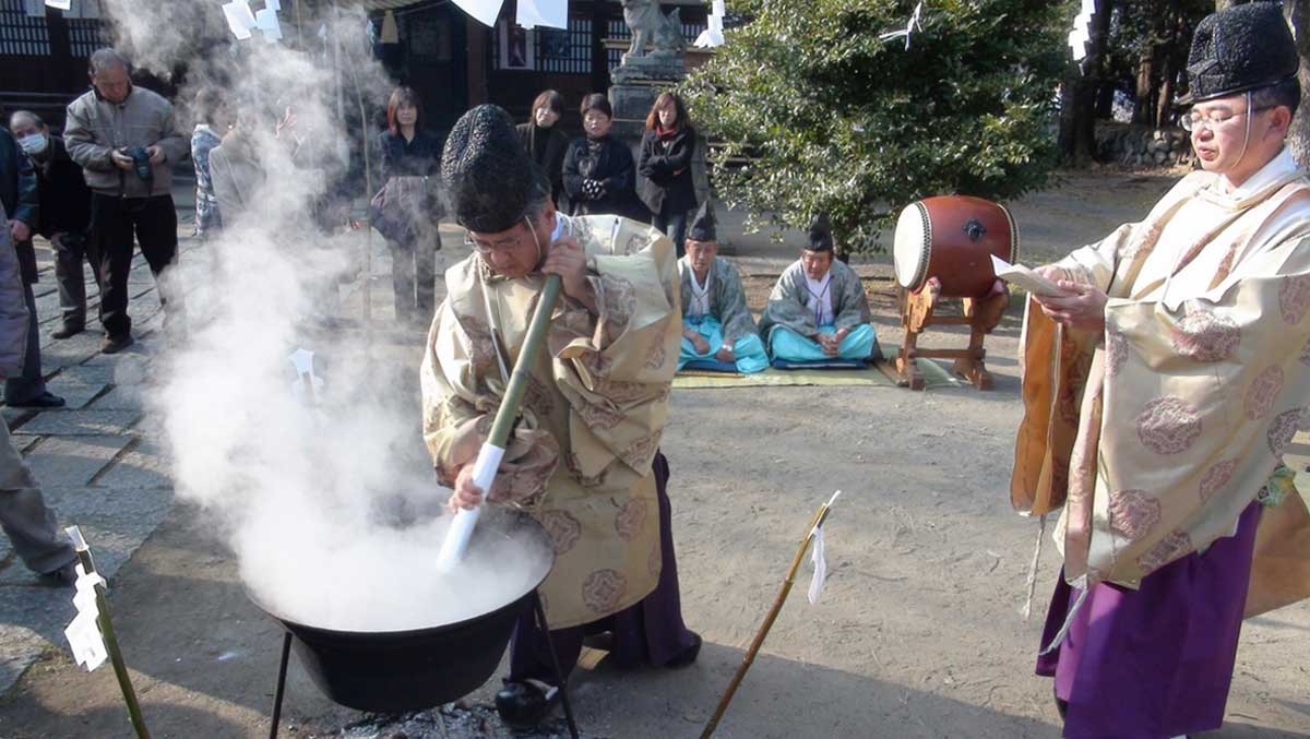 yutateshinji ceremony shinto